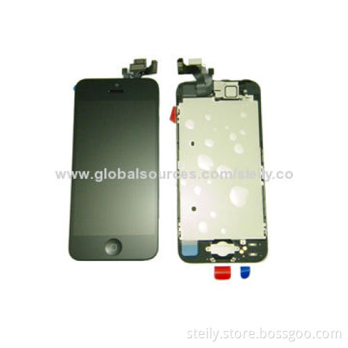 LCD with Digitizer Assembly for iPhone 5, Available in White and Black Colors